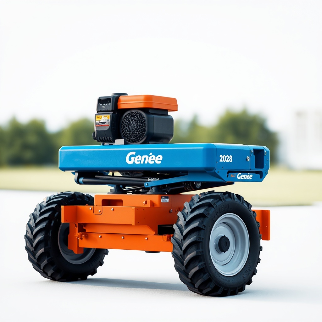 Genie 2028 garaj kapısı motorunun içine entegre edilmiş batarya yedekleme ünitesinin yakın